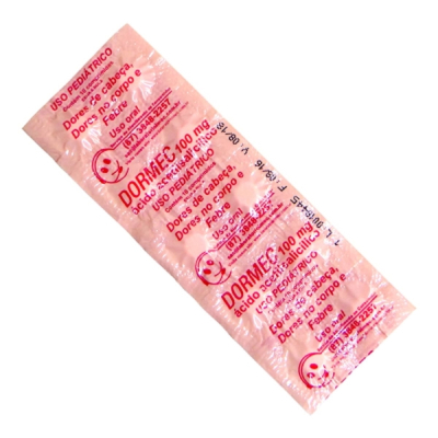 Aas infantil dormec cx c/20, 100 mg inf c/ 10 cp
