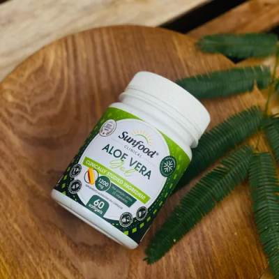 Aloe vera gel 1200mg 60 softgels medicinal labs