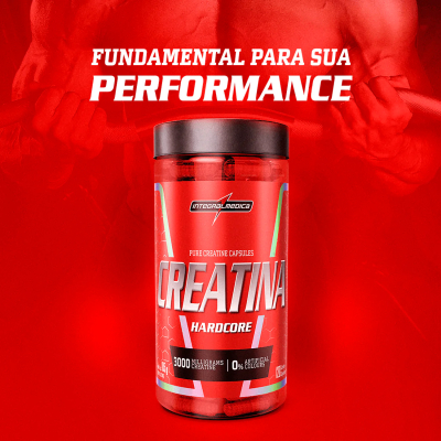 Creatina hardcore 3000mg 120 cps