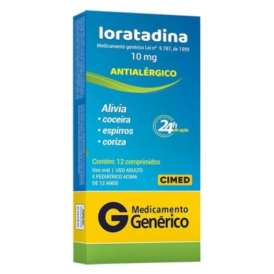 Loratadina 10mg c/12cpr
