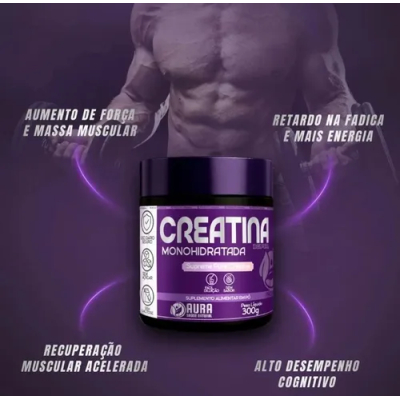 Creatina pura aura 300g