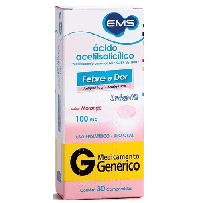 Ac. acetilsalicilic 100mg c/30
